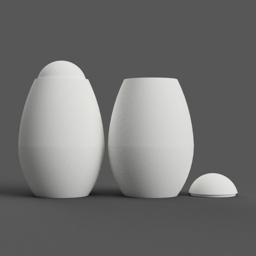 PLANTER - VASE - GARDEN URN - CANDY DISH - JAR  3D print model_21