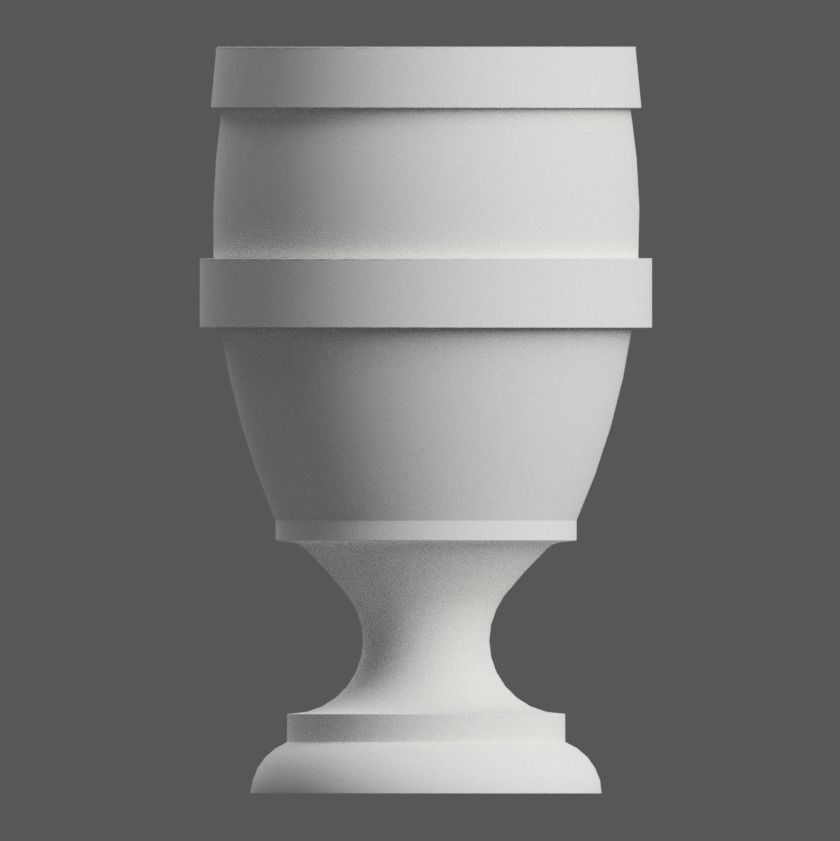 PLANTER - VASE - GARDEN URN - CANDY DISH - JAR  3D print model_15