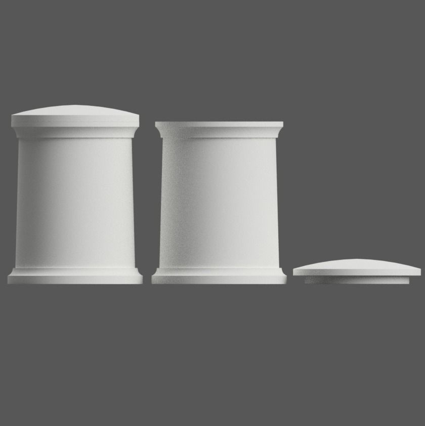 PLANTER - VASE - GARDEN URN - CANDY DISH - JAR  3D print model_17