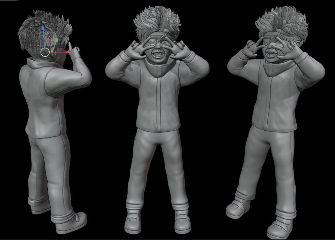 Gojo Satoru Baby Version 01 - Jujutsu Kaisen 3D print model_1