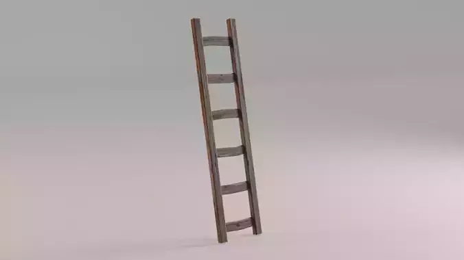 Wooden ladder