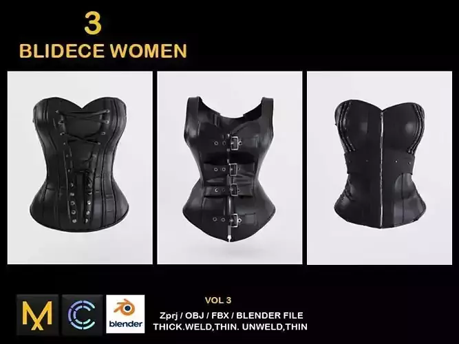 BLIDECE WOMEN 3D model BLIDECE WOMEN 3D model