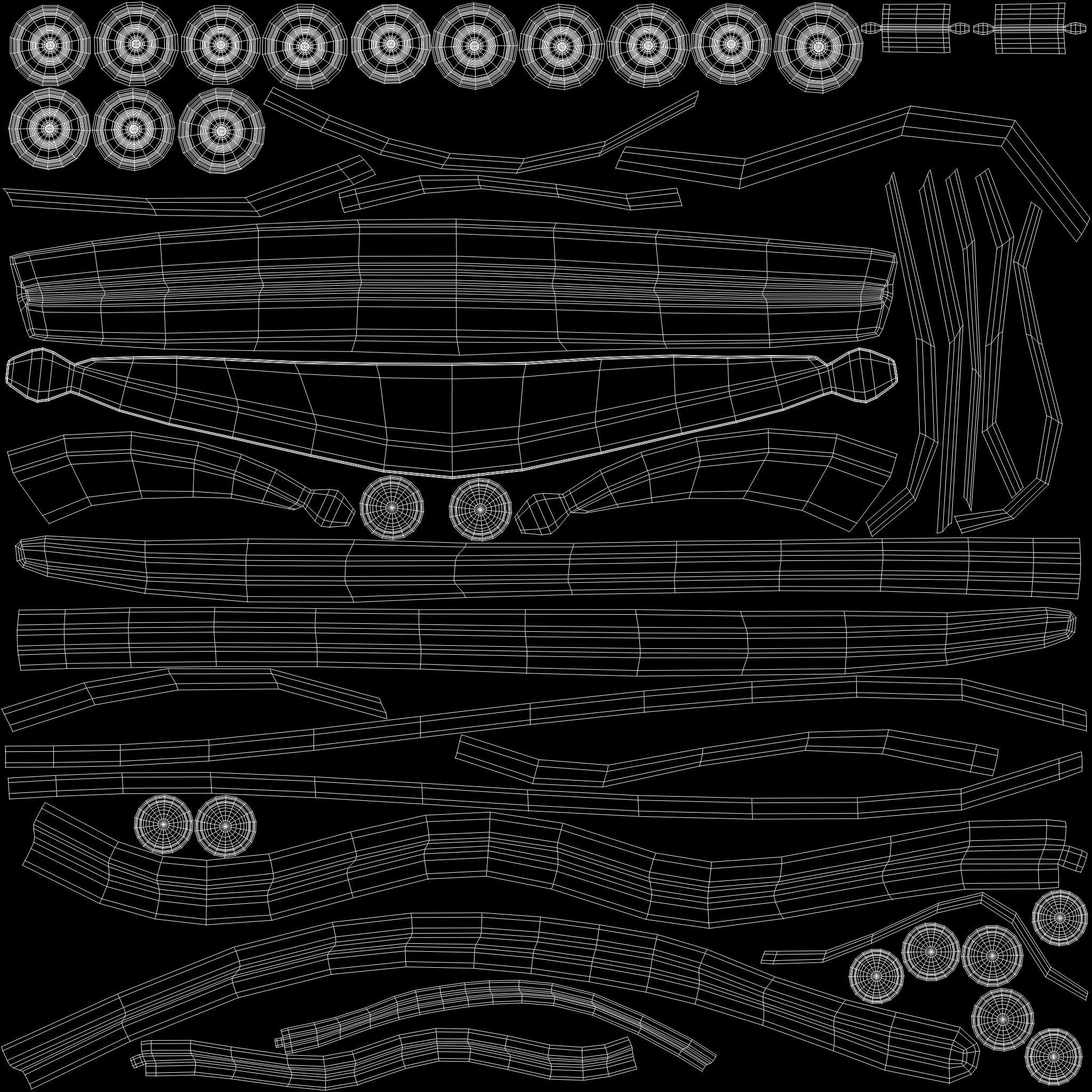 Helmet Rome Low-poly 3D model_8