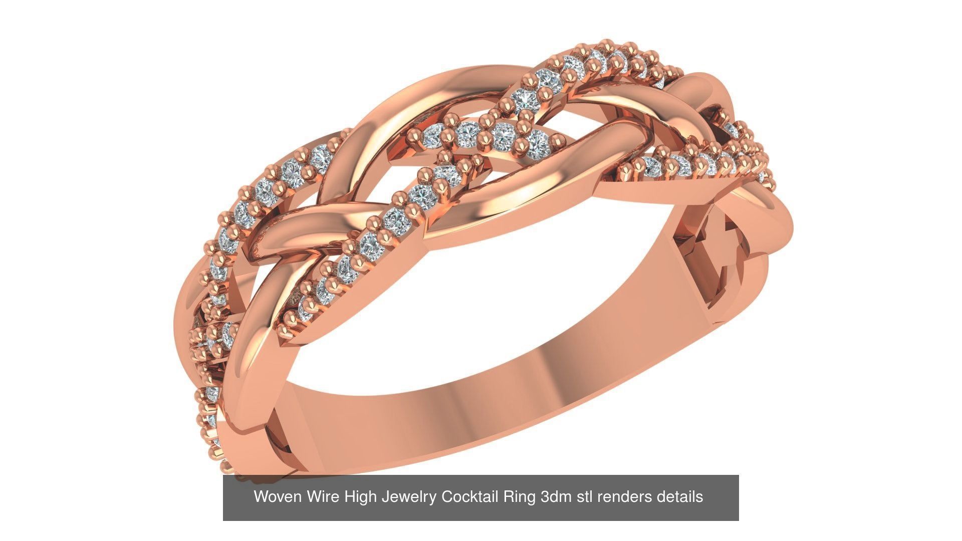 86 Wire Ring renders 3dm stl details  3D Model Collection_39