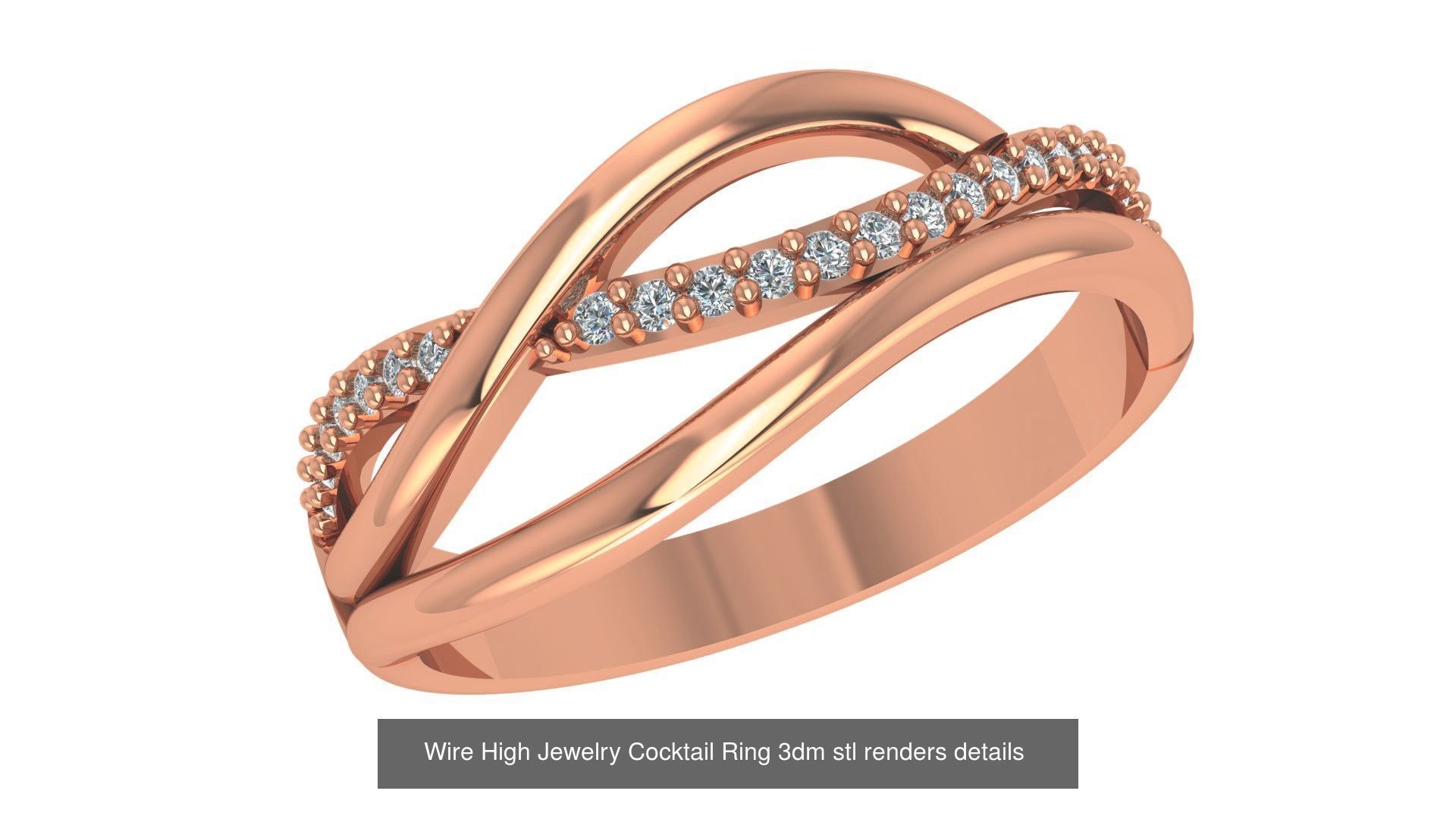 86 Wire Ring renders 3dm stl details  3D Model Collection_43