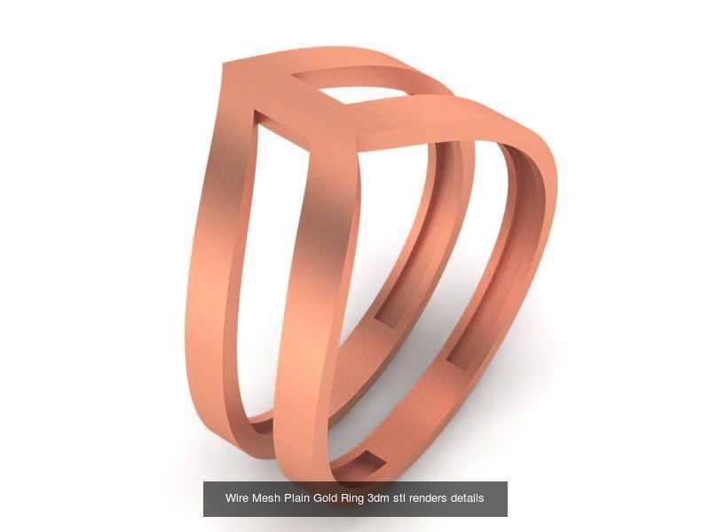 86 Wire Ring renders 3dm stl details  3D Model Collection_94