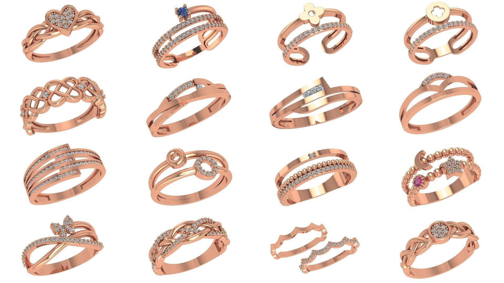 86 Wire Ring renders 3dm stl details  3D Model Collection_3