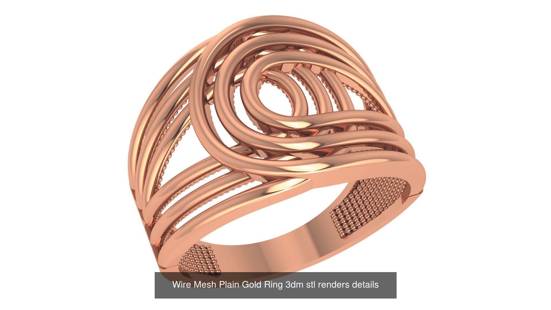 86 Wire Ring renders 3dm stl details  3D Model Collection_62