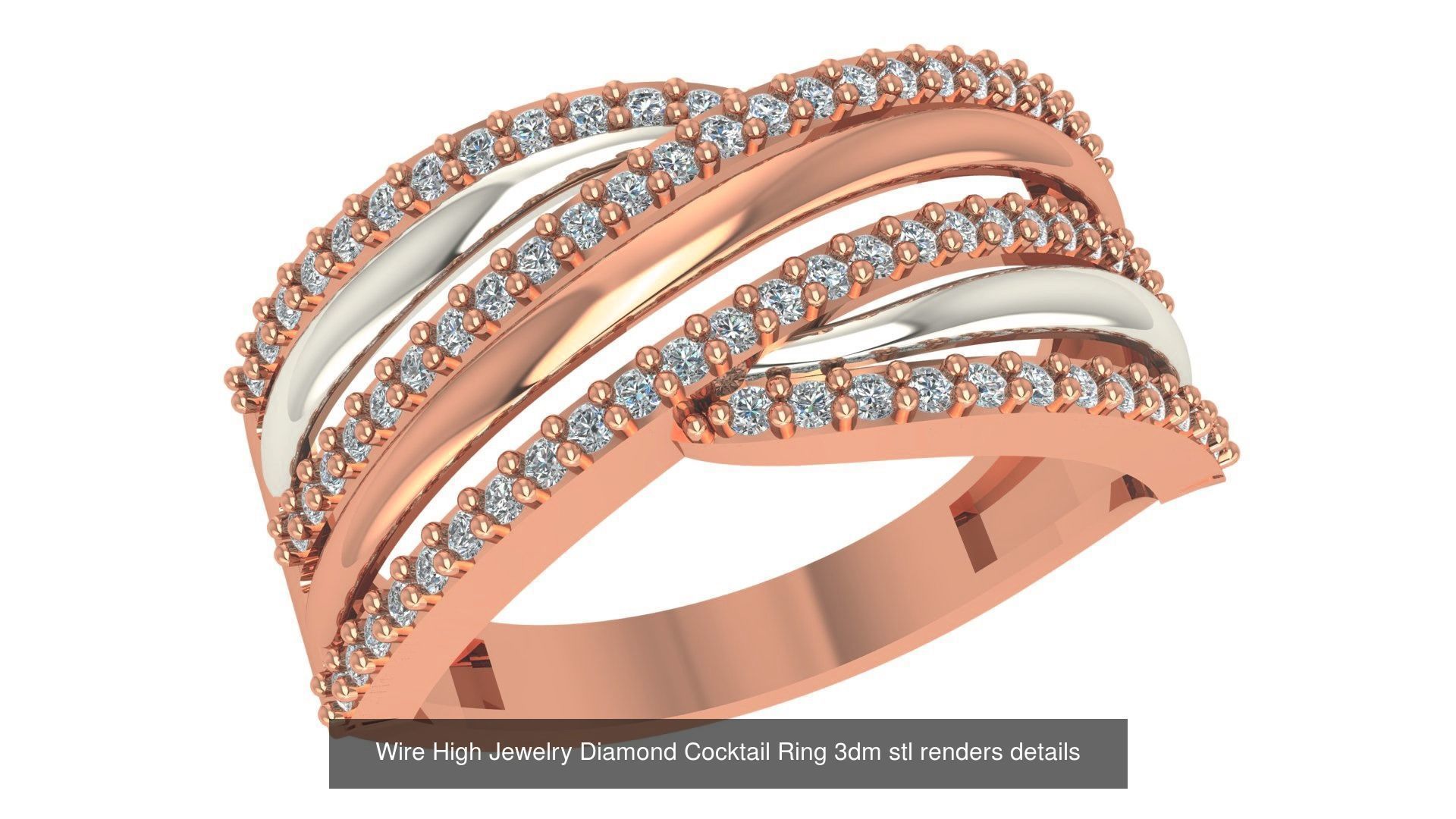 86 Wire Ring renders 3dm stl details  3D Model Collection_92