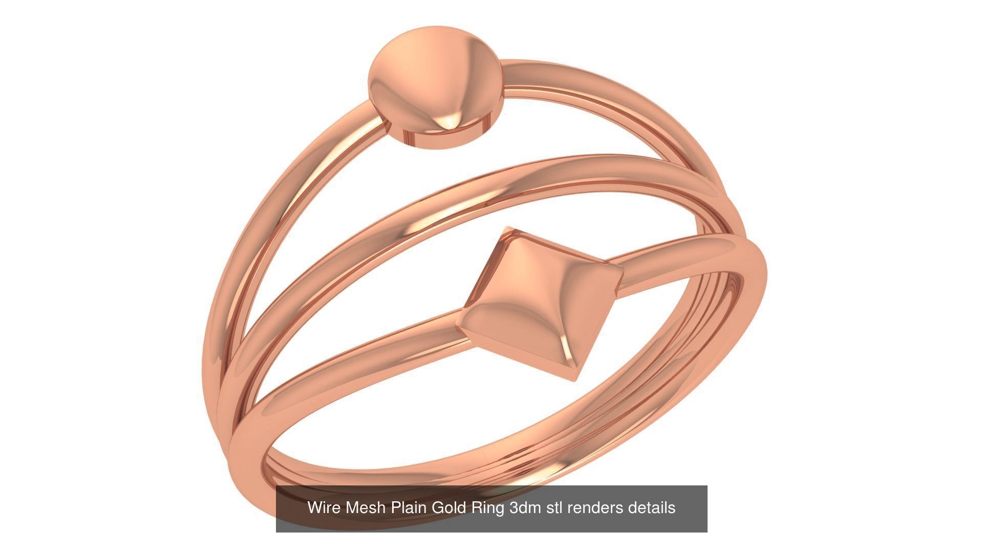86 Wire Ring renders 3dm stl details  3D Model Collection_66