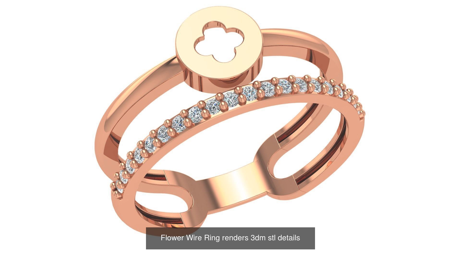 86 Wire Ring renders 3dm stl details  3D Model Collection_29