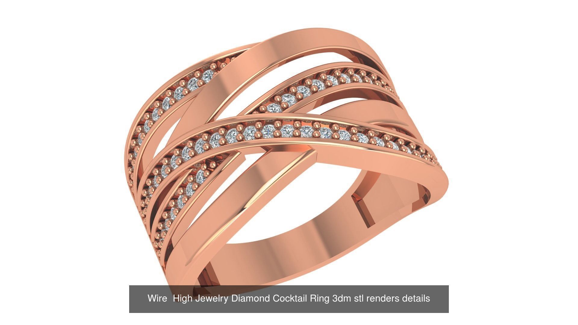 86 Wire Ring renders 3dm stl details  3D Model Collection_83