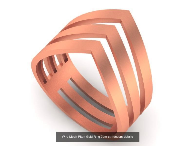 86 Wire Ring renders 3dm stl details  3D Model Collection_95