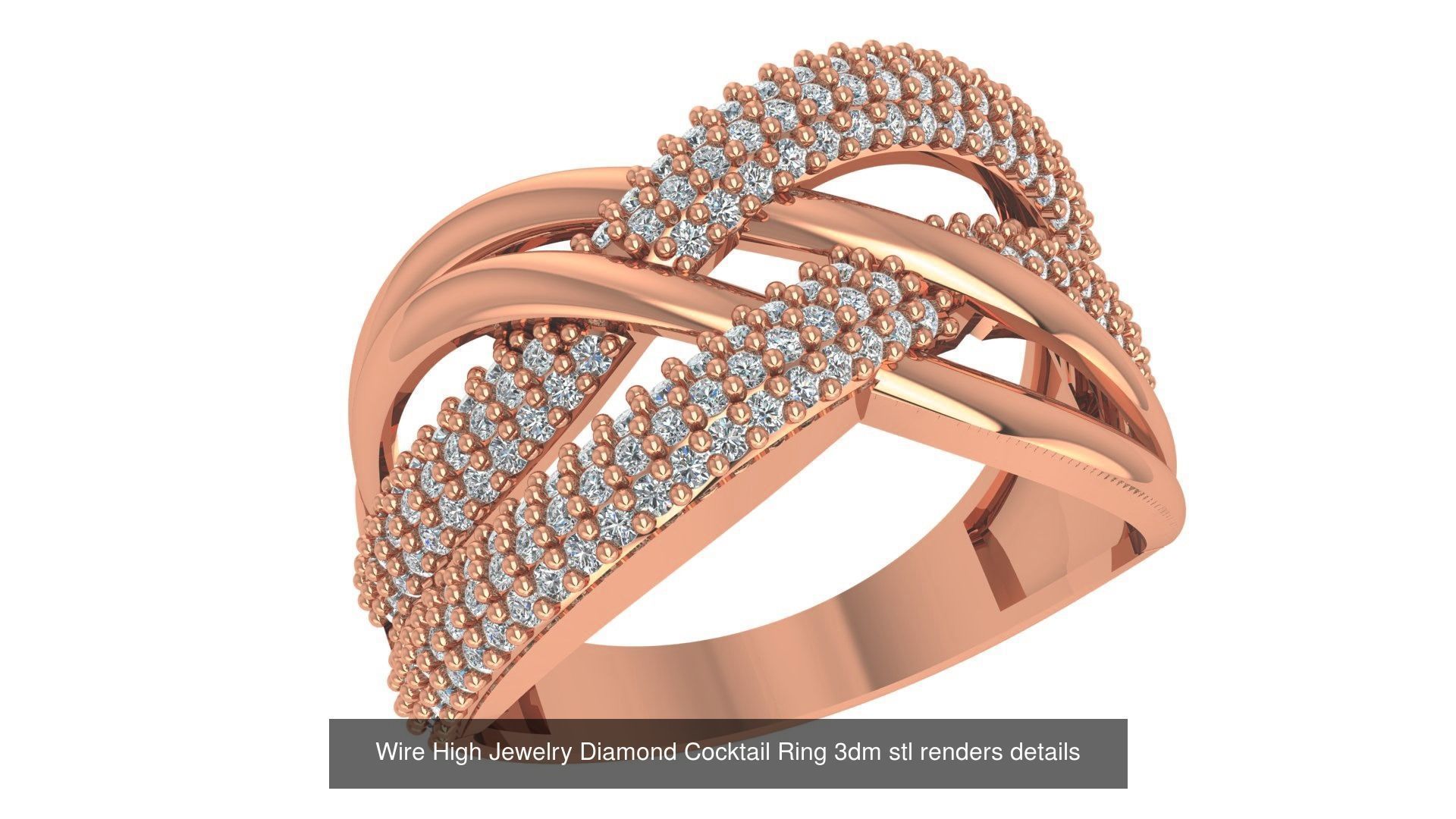 86 Wire Ring renders 3dm stl details  3D Model Collection_91