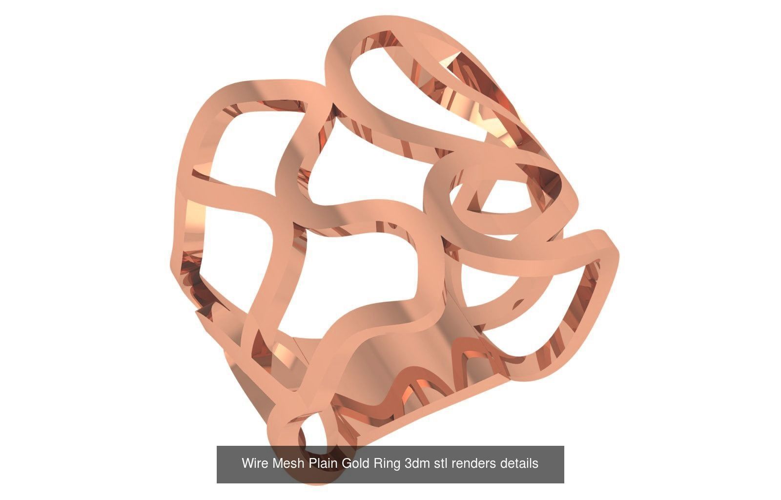 86 Wire Ring renders 3dm stl details  3D Model Collection_76