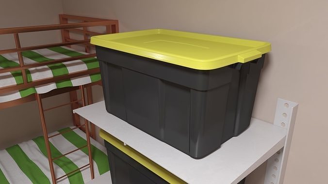 Homeless Shelter Interior 3D model 5