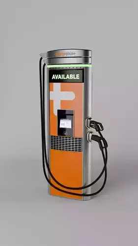 Electric Vehicle ChargePoint Express 250 station