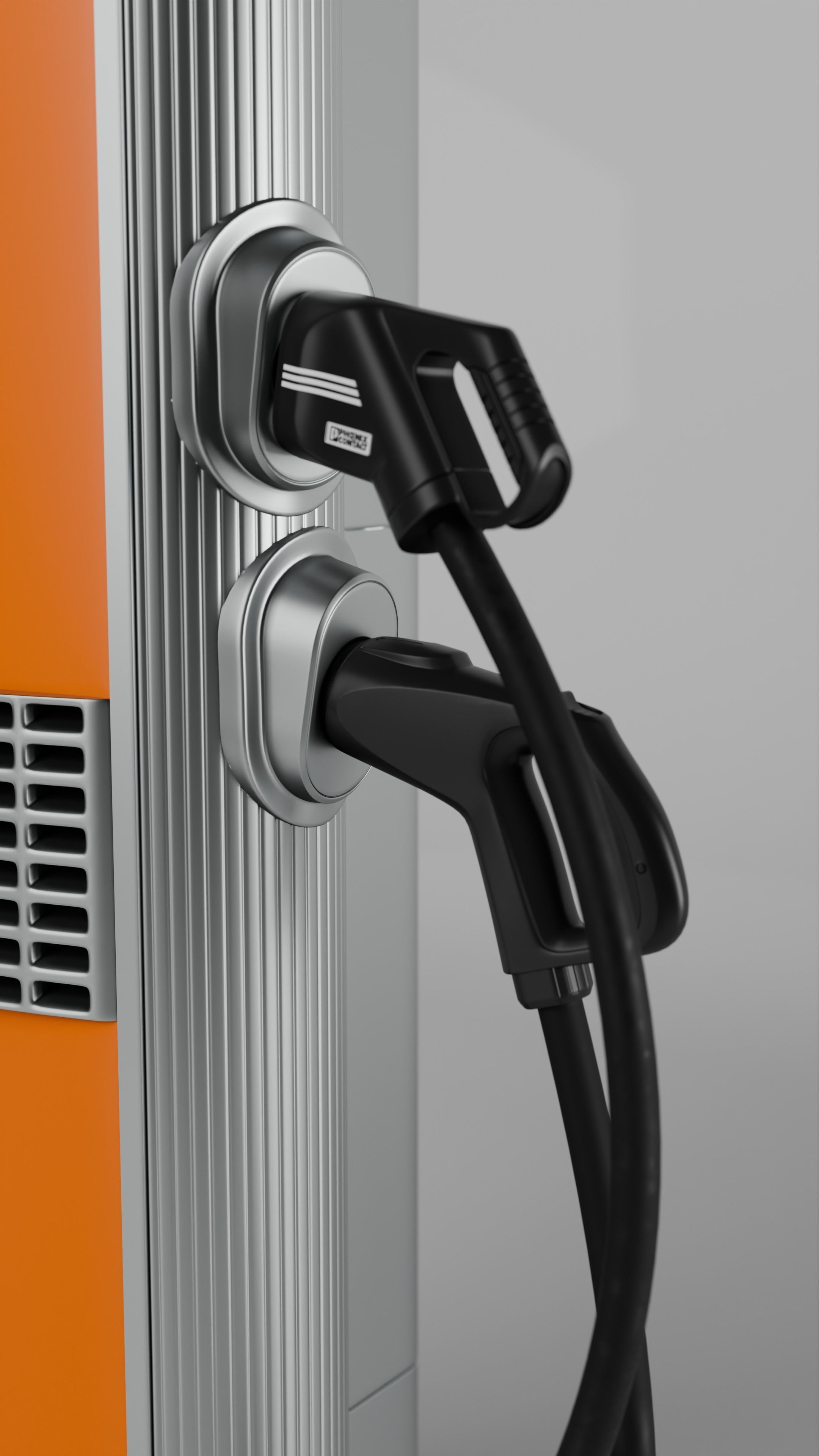 Electric Vehicle ChargePoint Express 250 station 3D model_4
