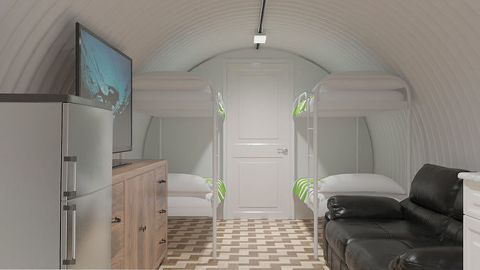 Shelter Interior 3D model