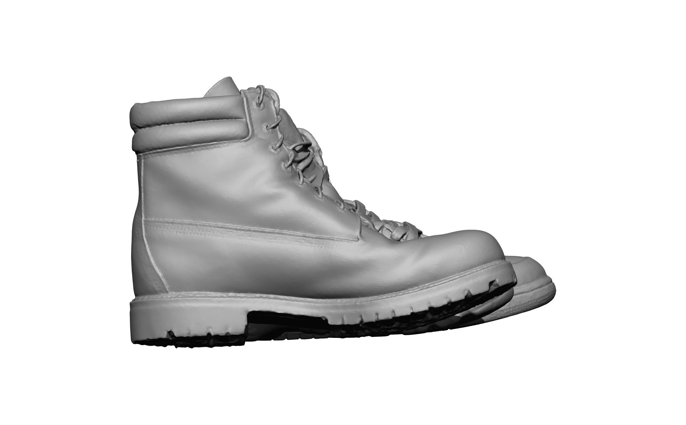 boots footwear sneakers print 3D print model_3