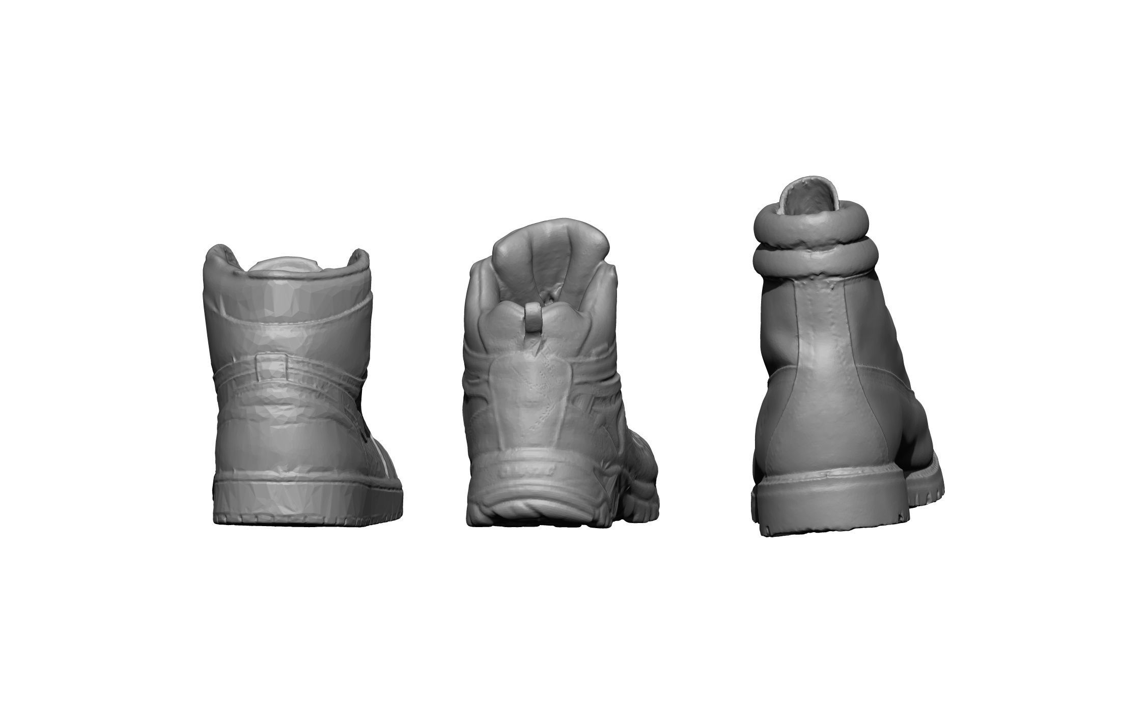 boots footwear sneakers print 3D print model_2