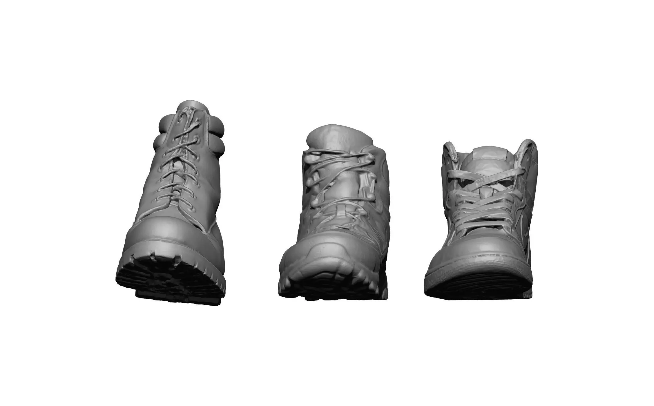 boots footwear sneakers print 3D print model_0