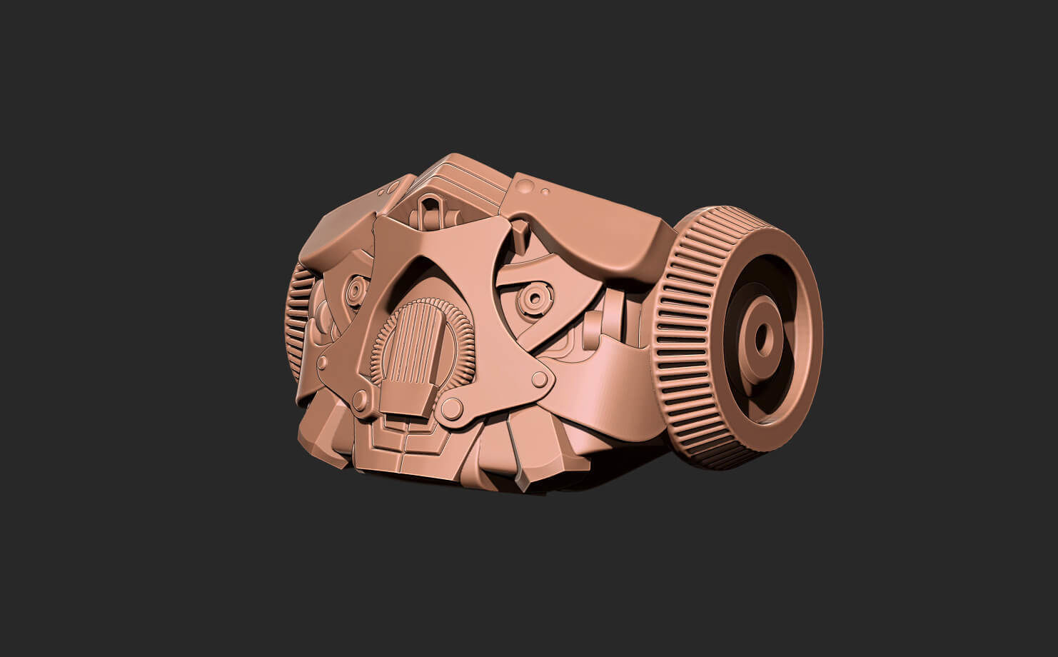 Bumblebee Face Mask 3D print model_4