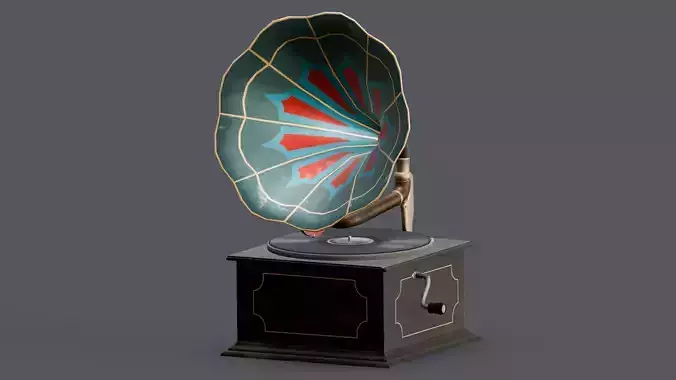 Gramaphone 3D Model 