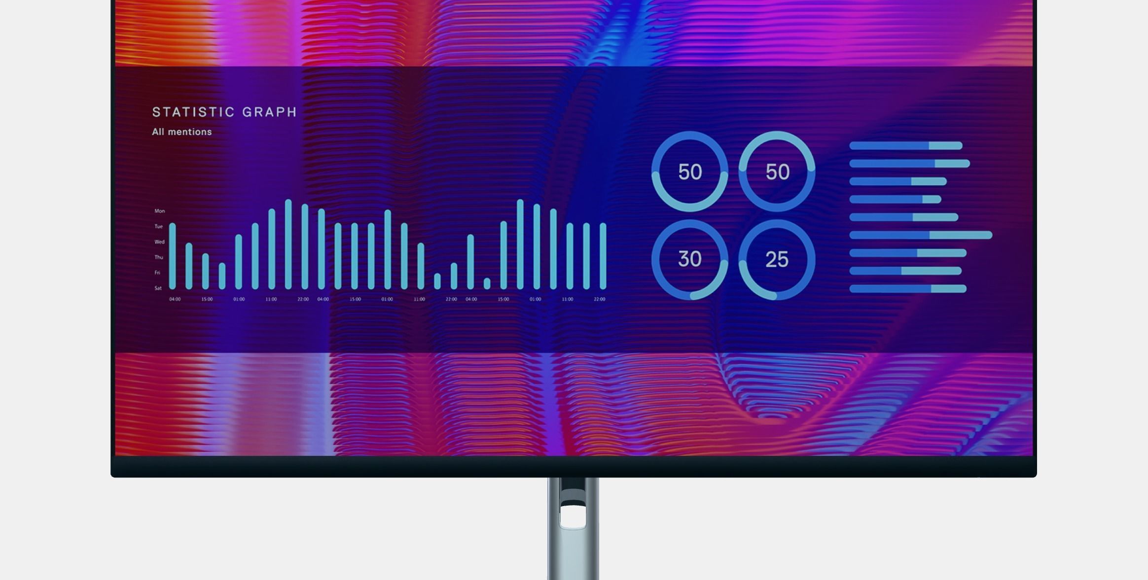 315 Dell P3223DE Professional Low-poly 3D model_13