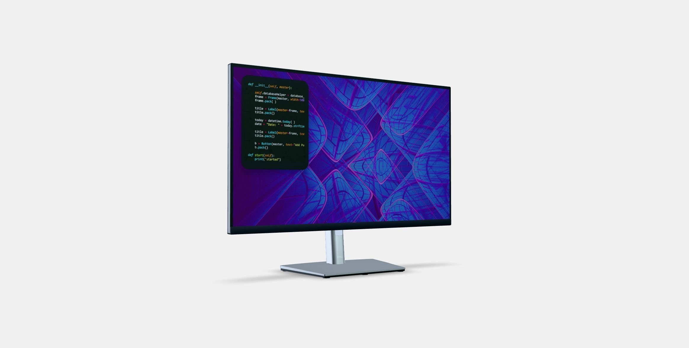 27 Dell P2723QE Professional Low-poly 3D model_3