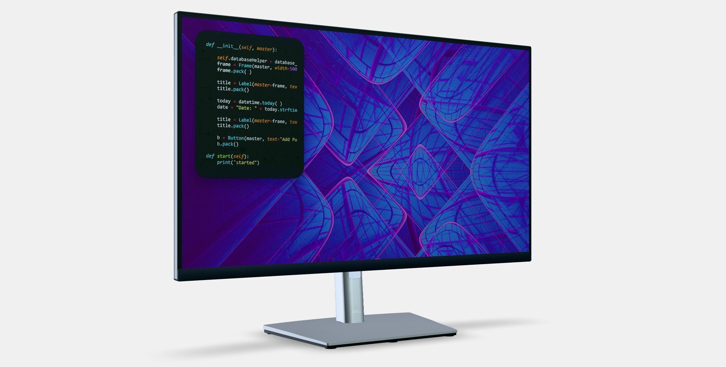 27 Dell P2723QE Professional Low-poly 3D model_9