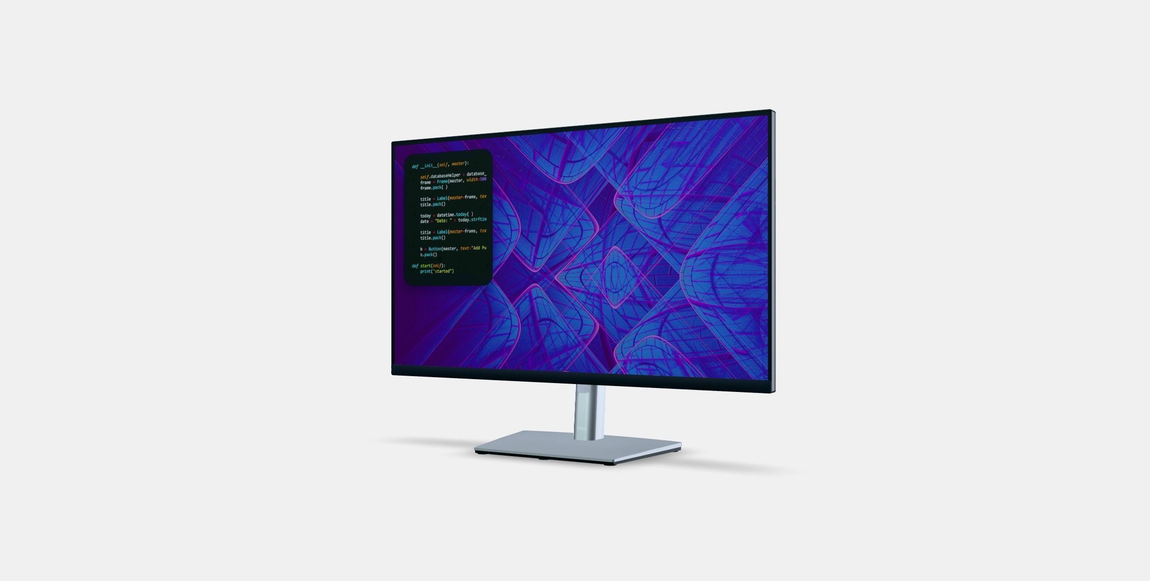 27 Dell P2723QE Professional Low-poly 3D model_11