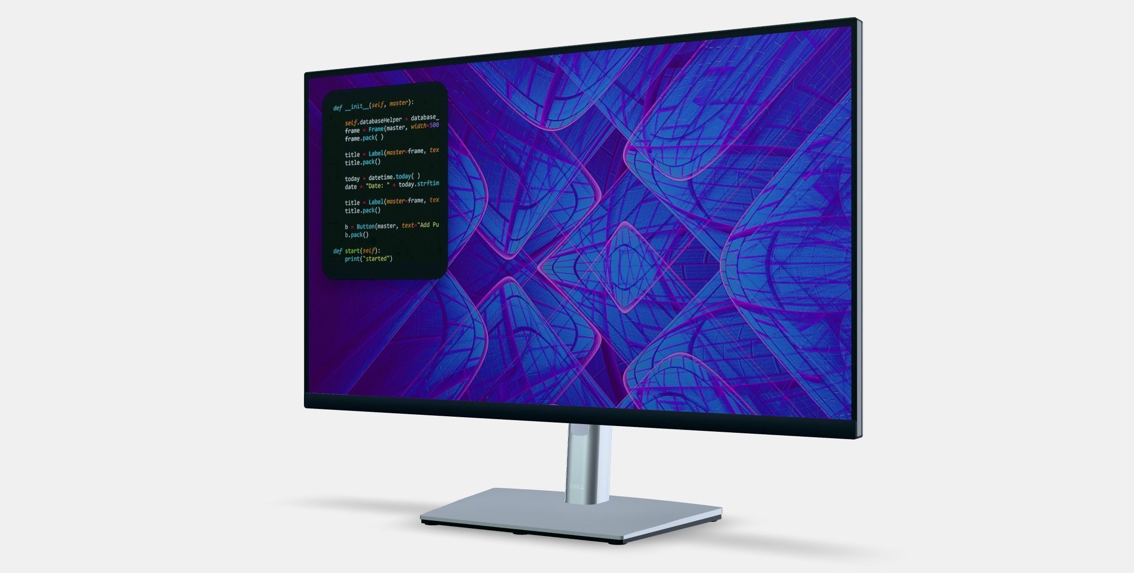 27 Dell P2723QE Professional Low-poly 3D model_12