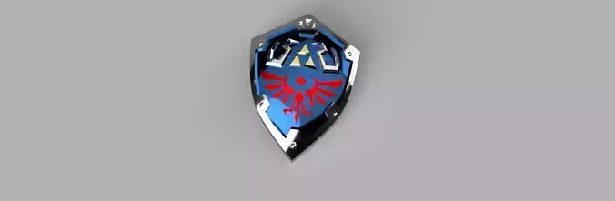 The Legend of Zelda Link Hylian Shield 3D model
