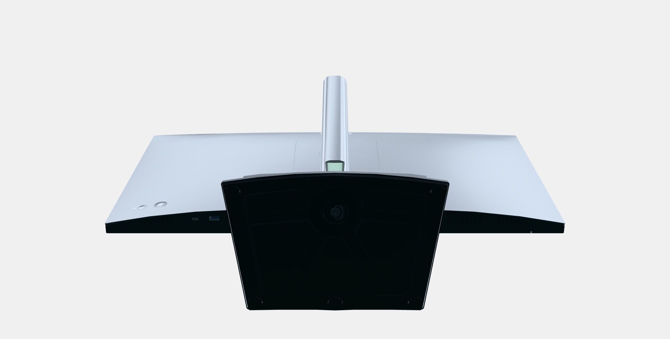 27 Dell UltraSharp U2722D Low-poly 3D model_8