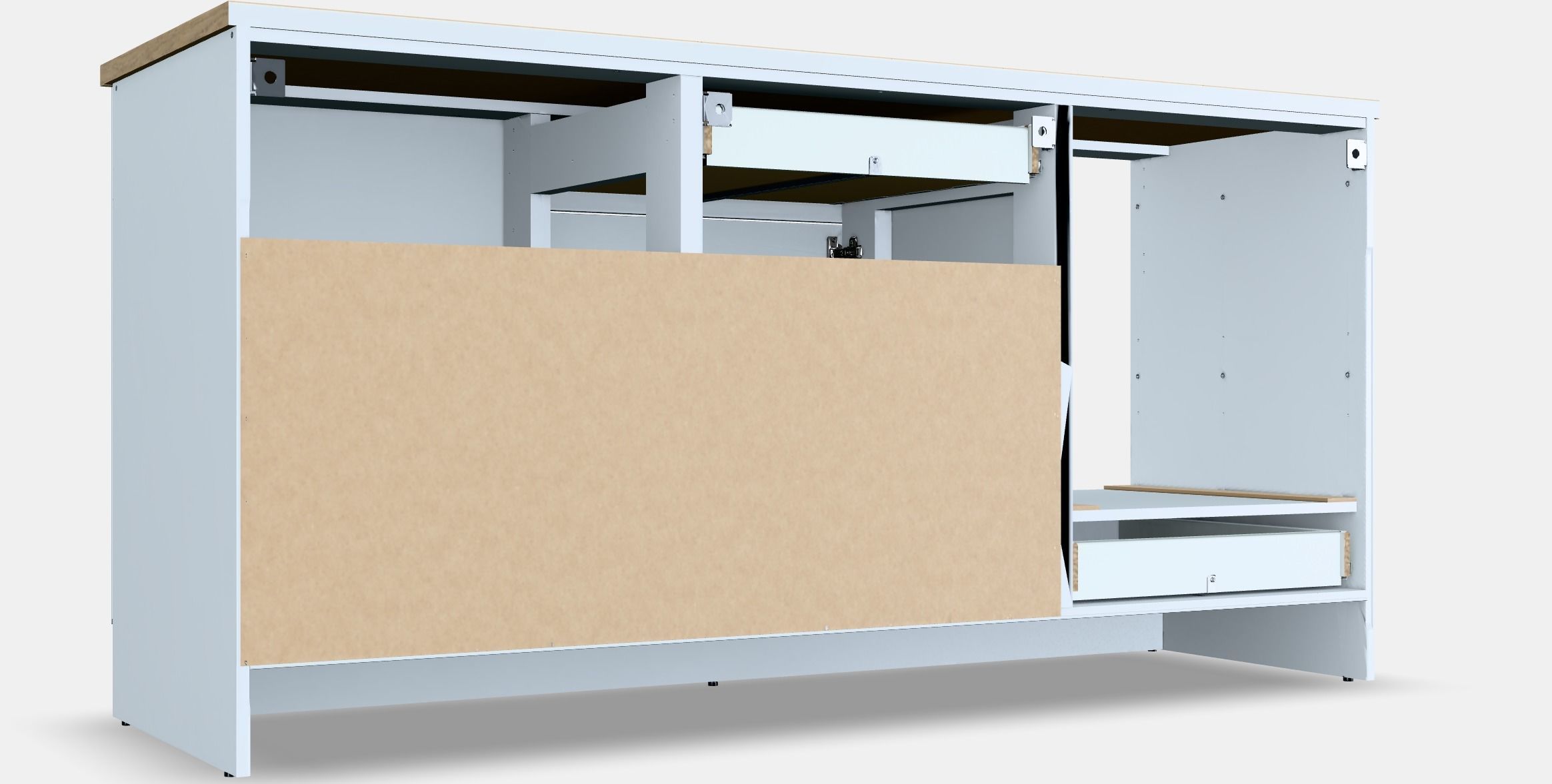 KNOXHULT Base cabinet with doors and drawer 1 3D model_7