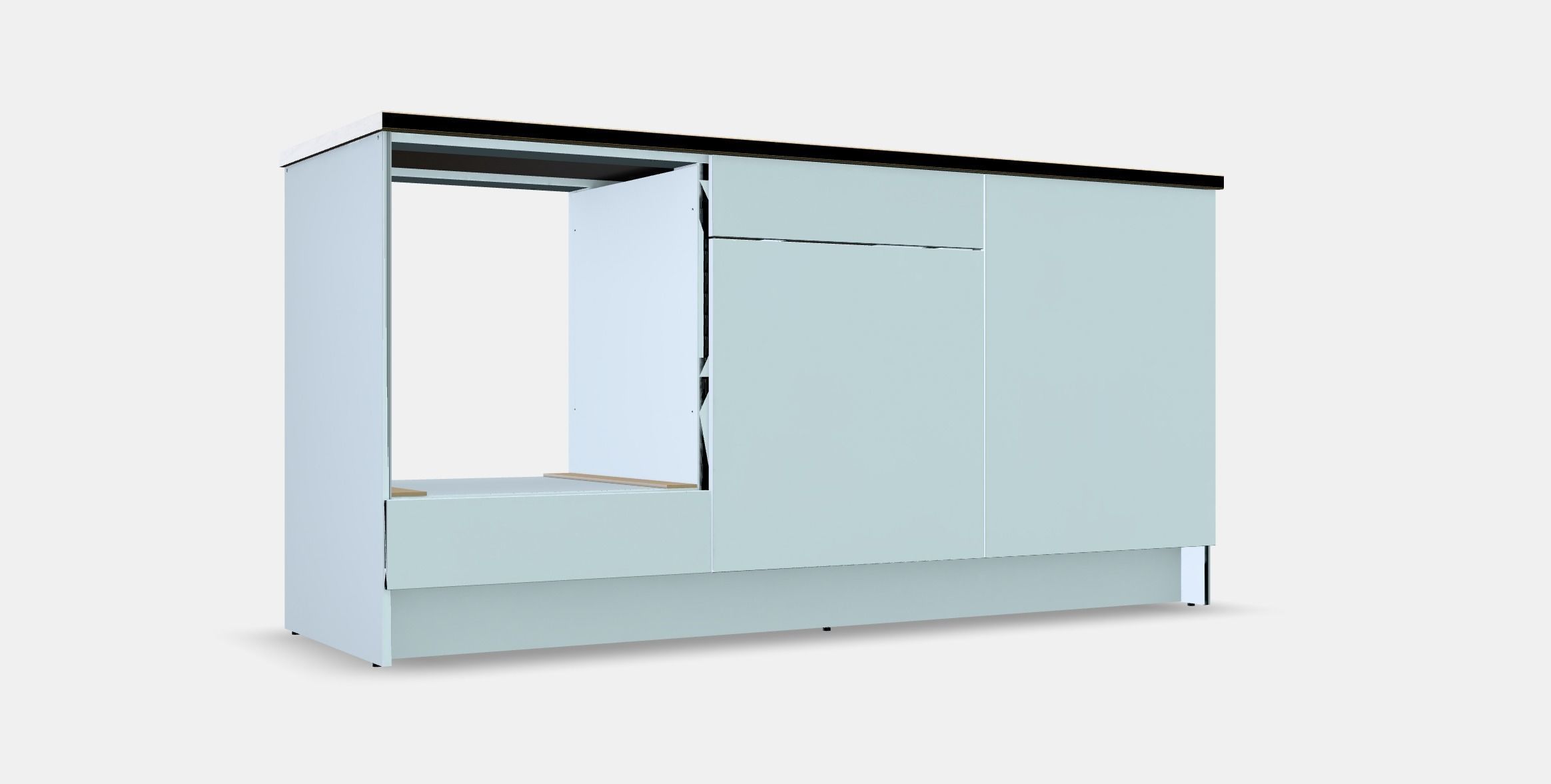 KNOXHULT Base cabinet with doors and drawer 1 3D model_13