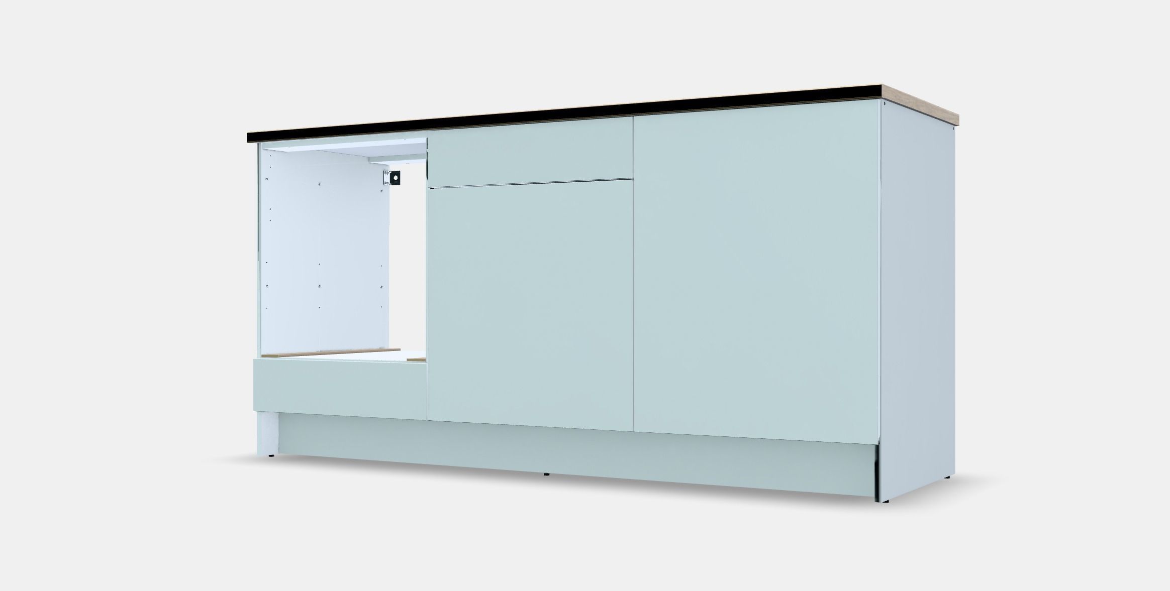 KNOXHULT Base cabinet with doors and drawer 1 3D model_11