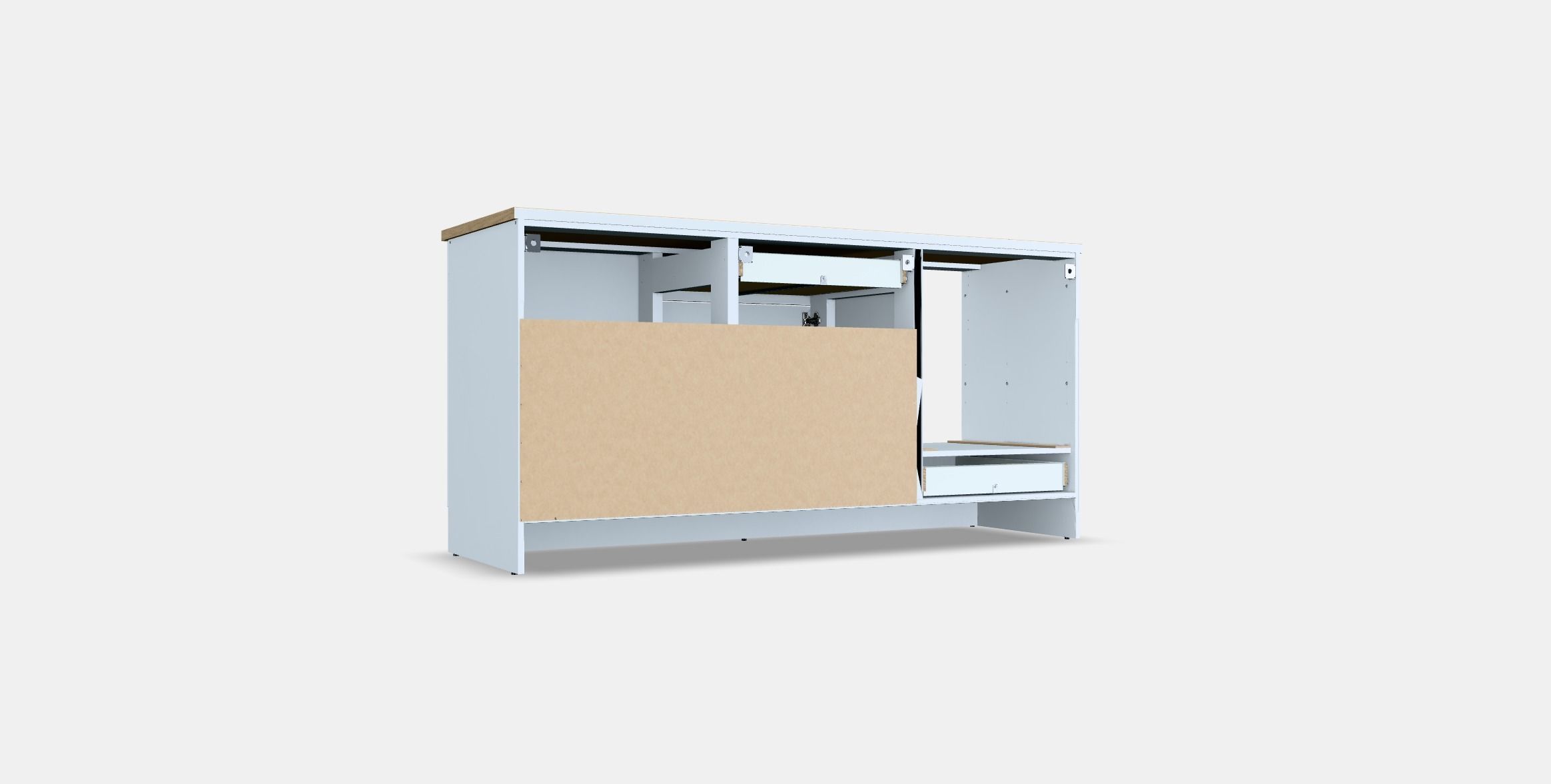 KNOXHULT Base cabinet with doors and drawer 1 3D model_16