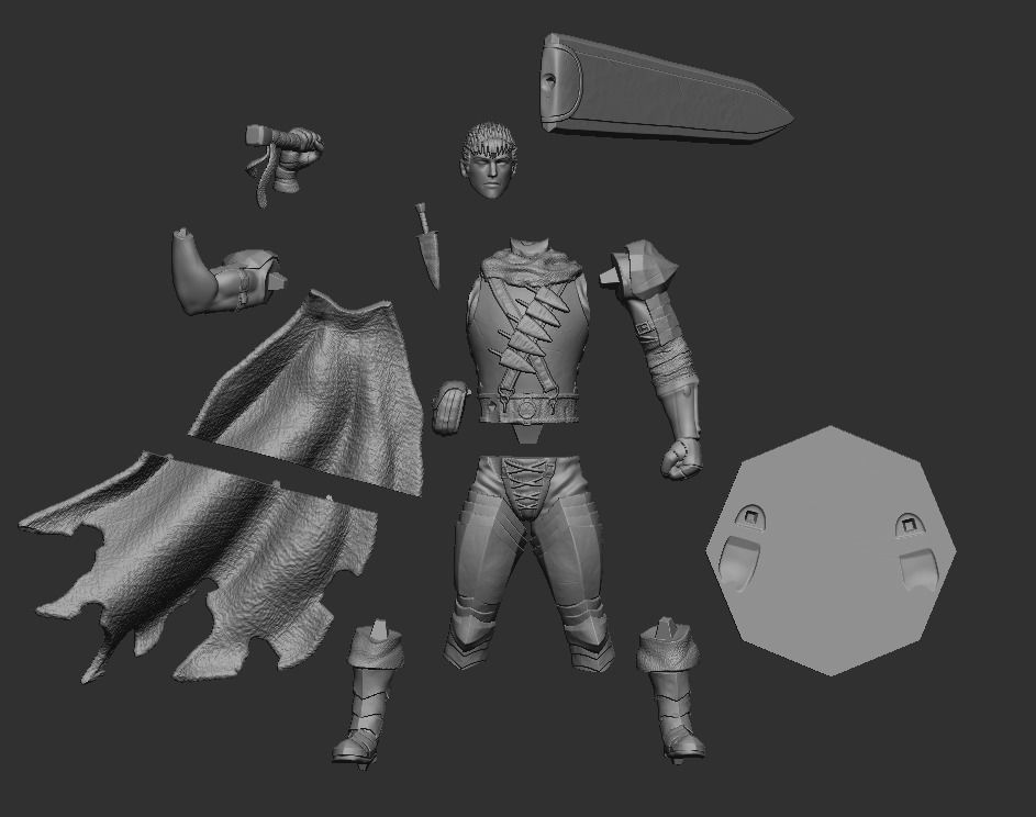 Guts - Berserk 3D print model_12