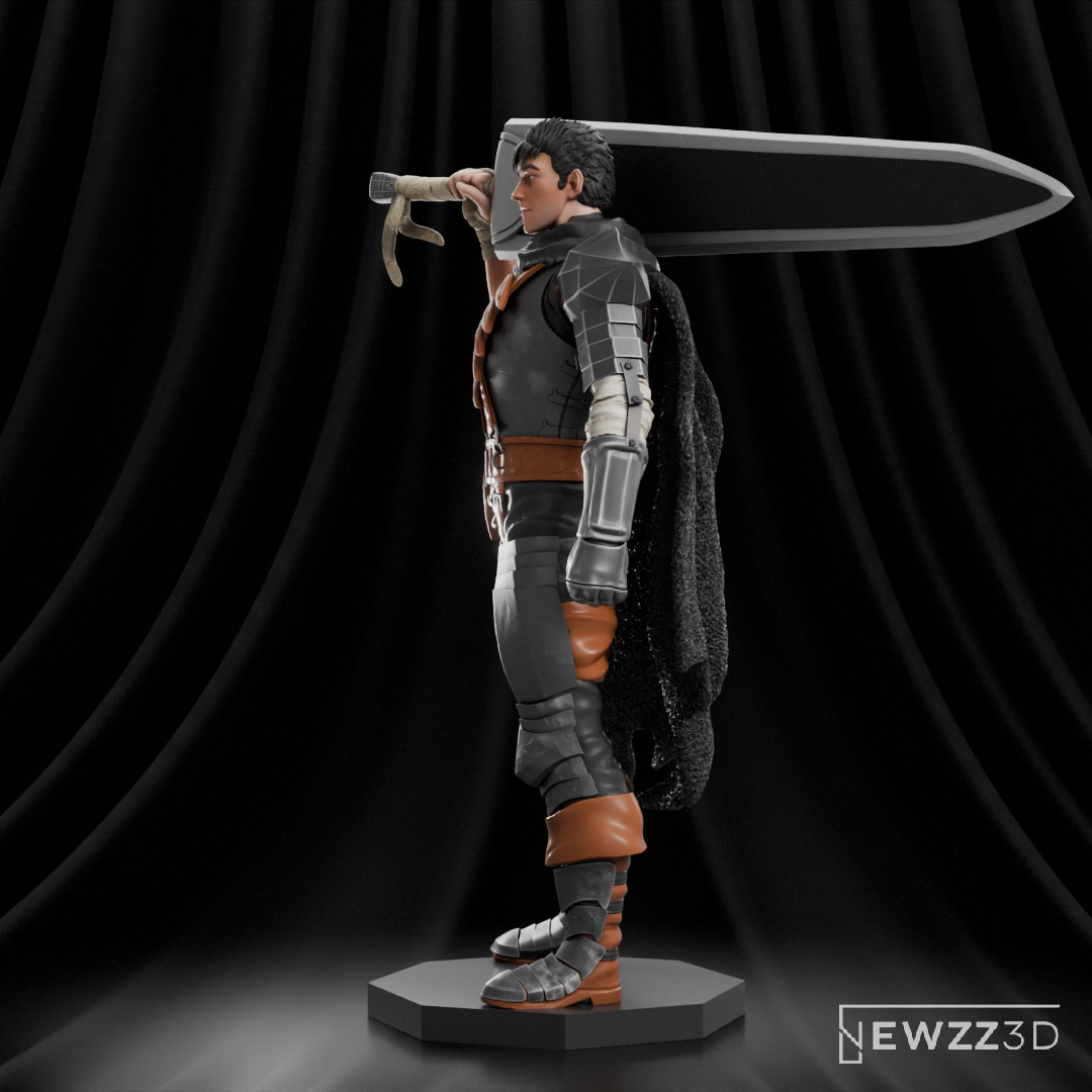 Guts - Berserk 3D print model_2
