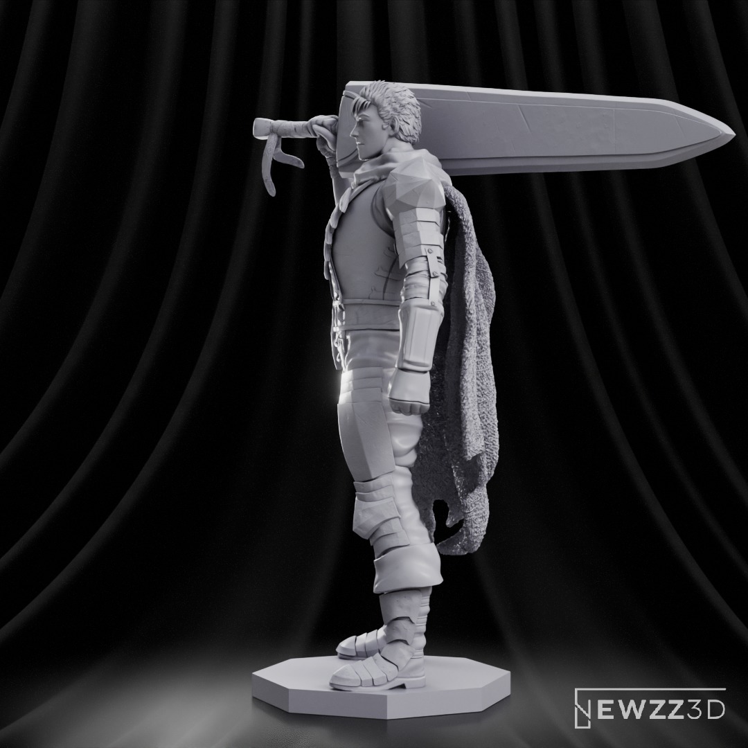 Guts - Berserk 3D print model_8
