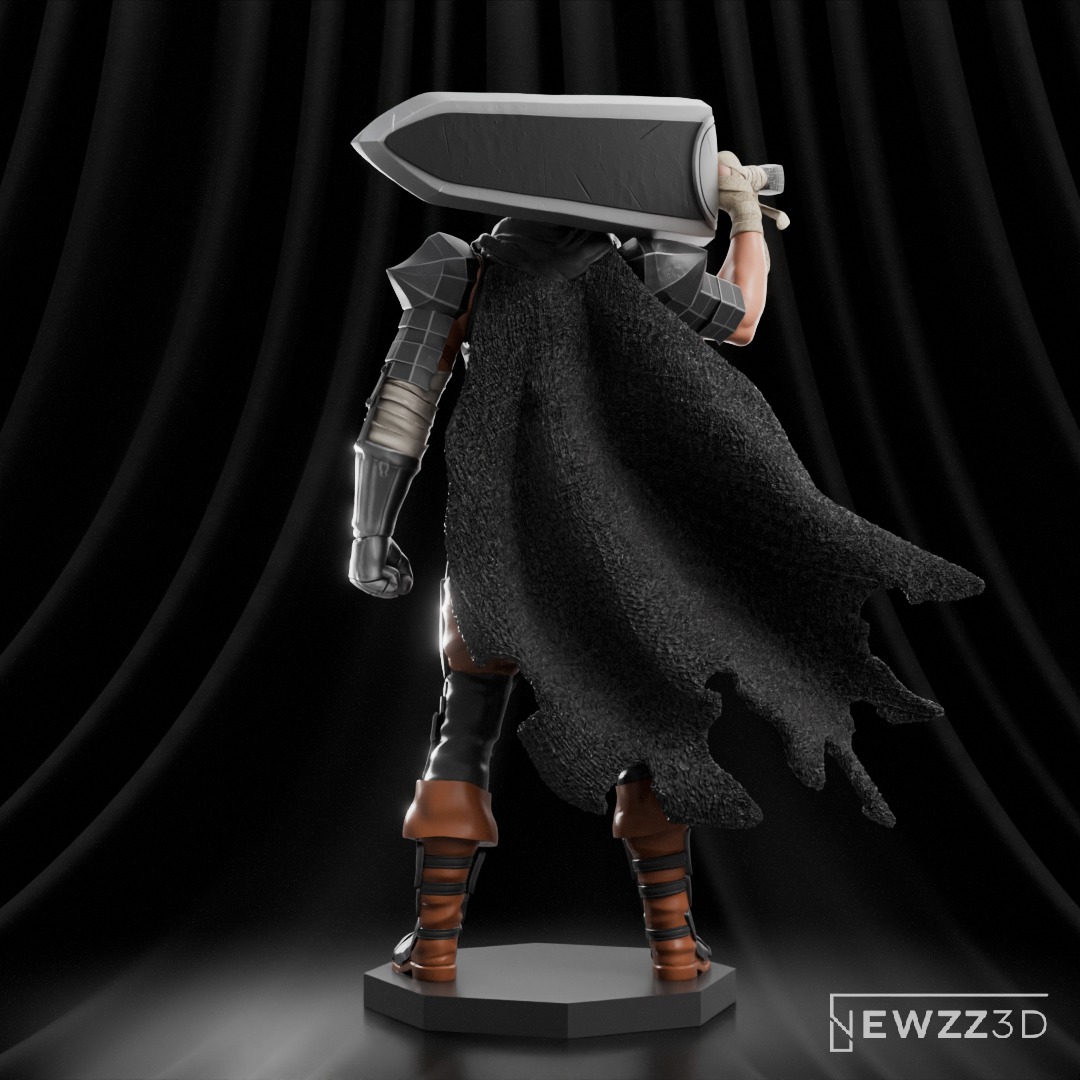 Guts - Berserk 3D print model_3