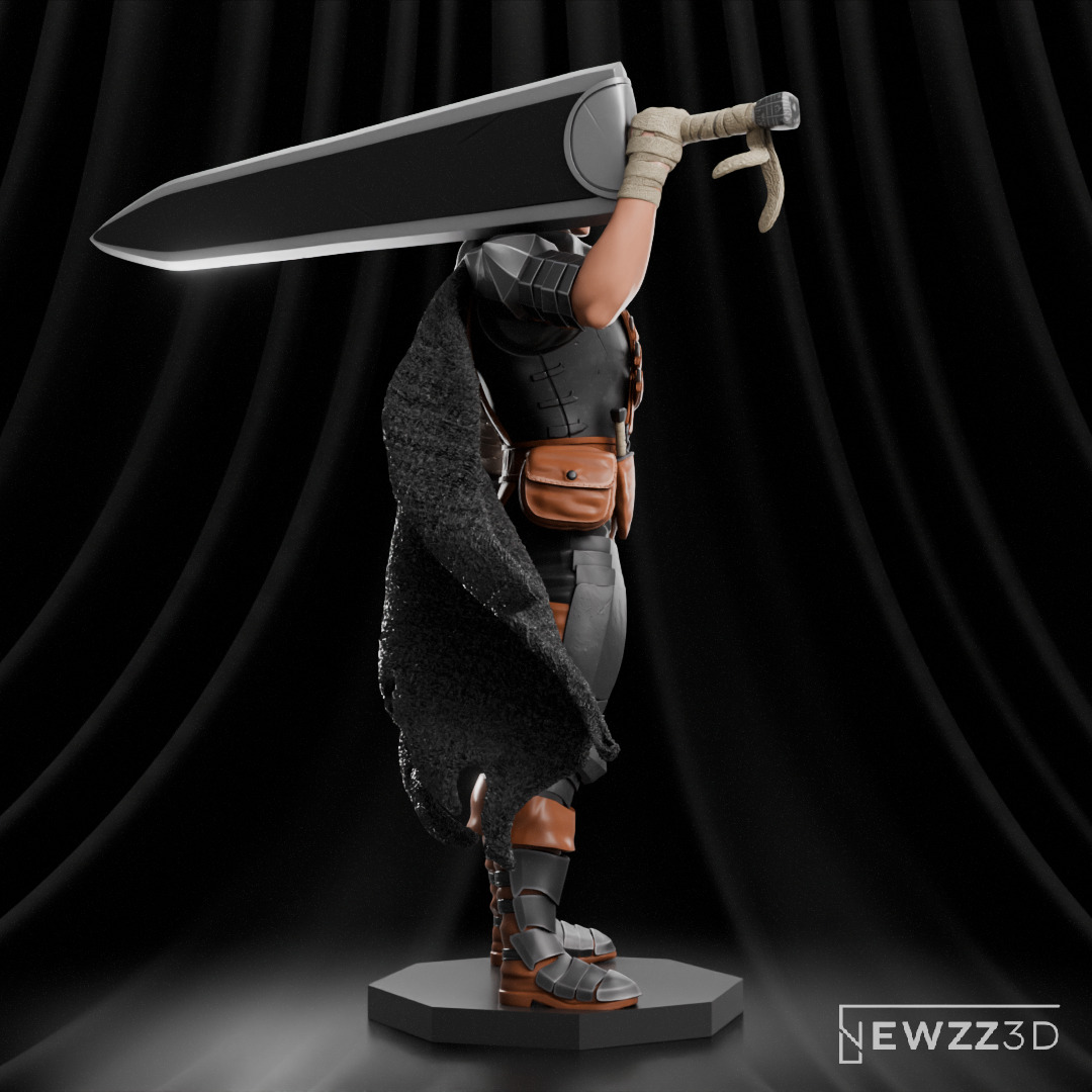 Guts - Berserk 3D print model_4