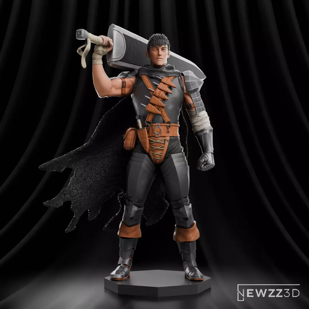 Guts - Berserk 3D print model_0