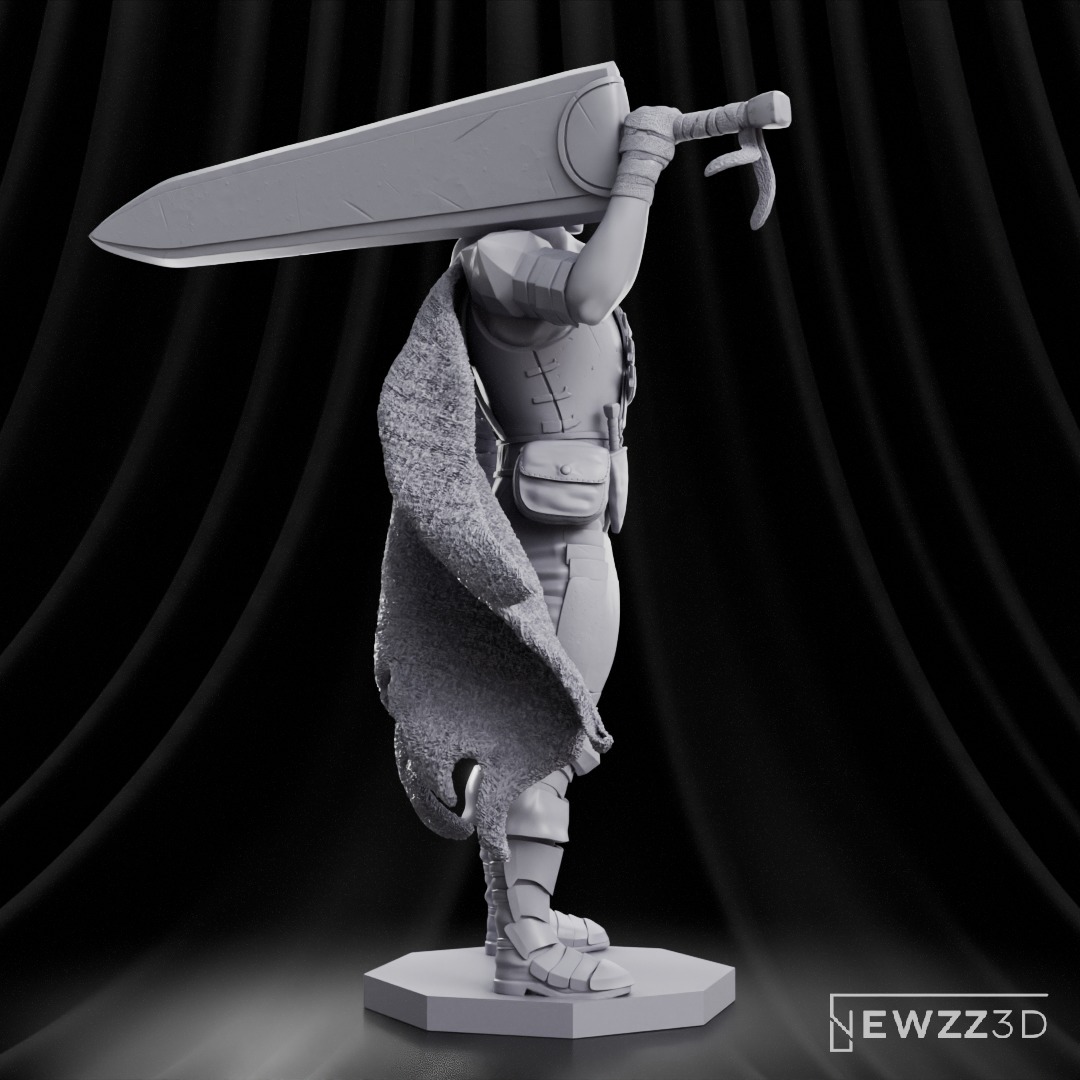 Guts - Berserk 3D print model_10