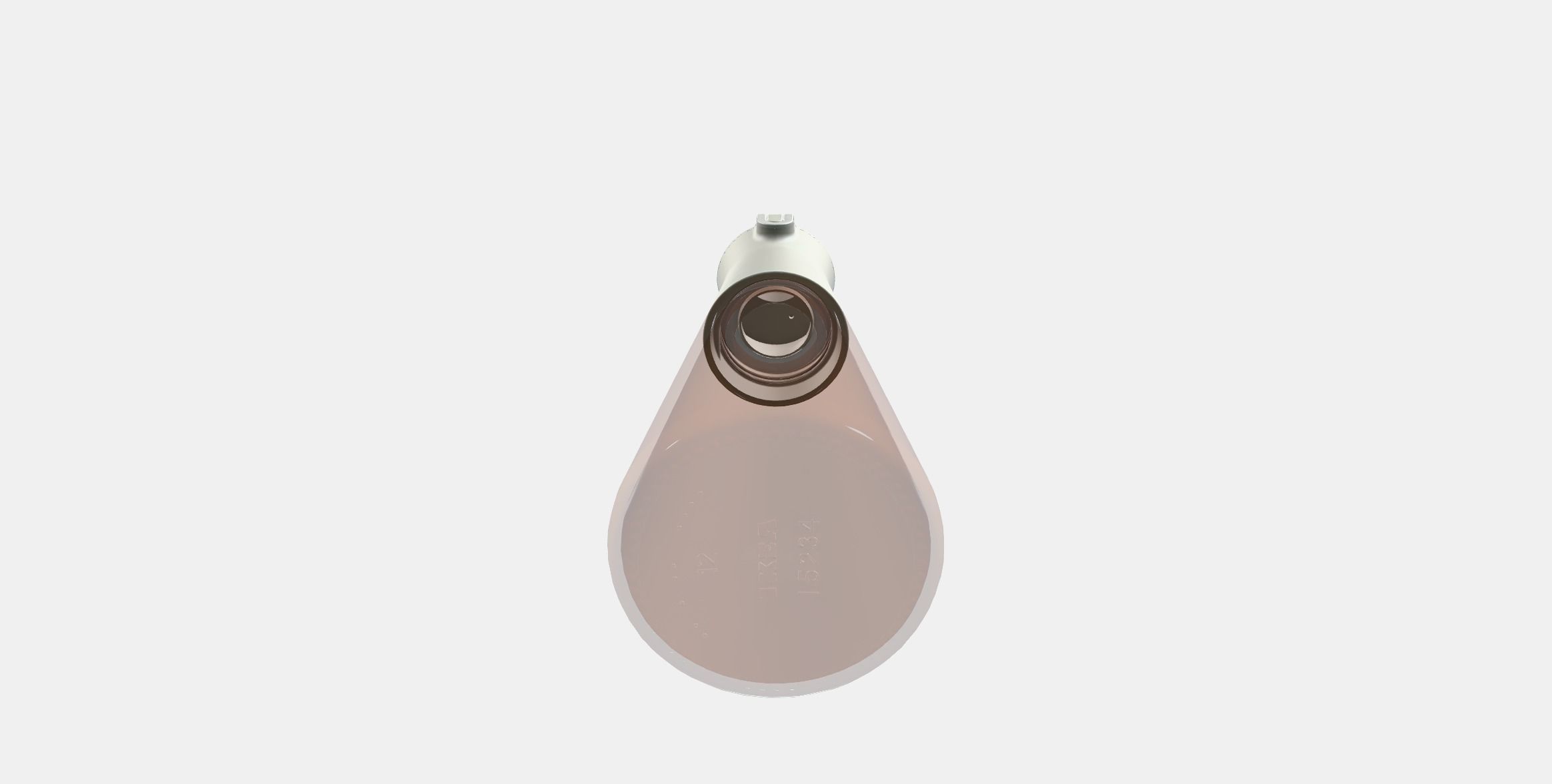 HALVTOM Bottle with pour spout Low-poly 3D model_6