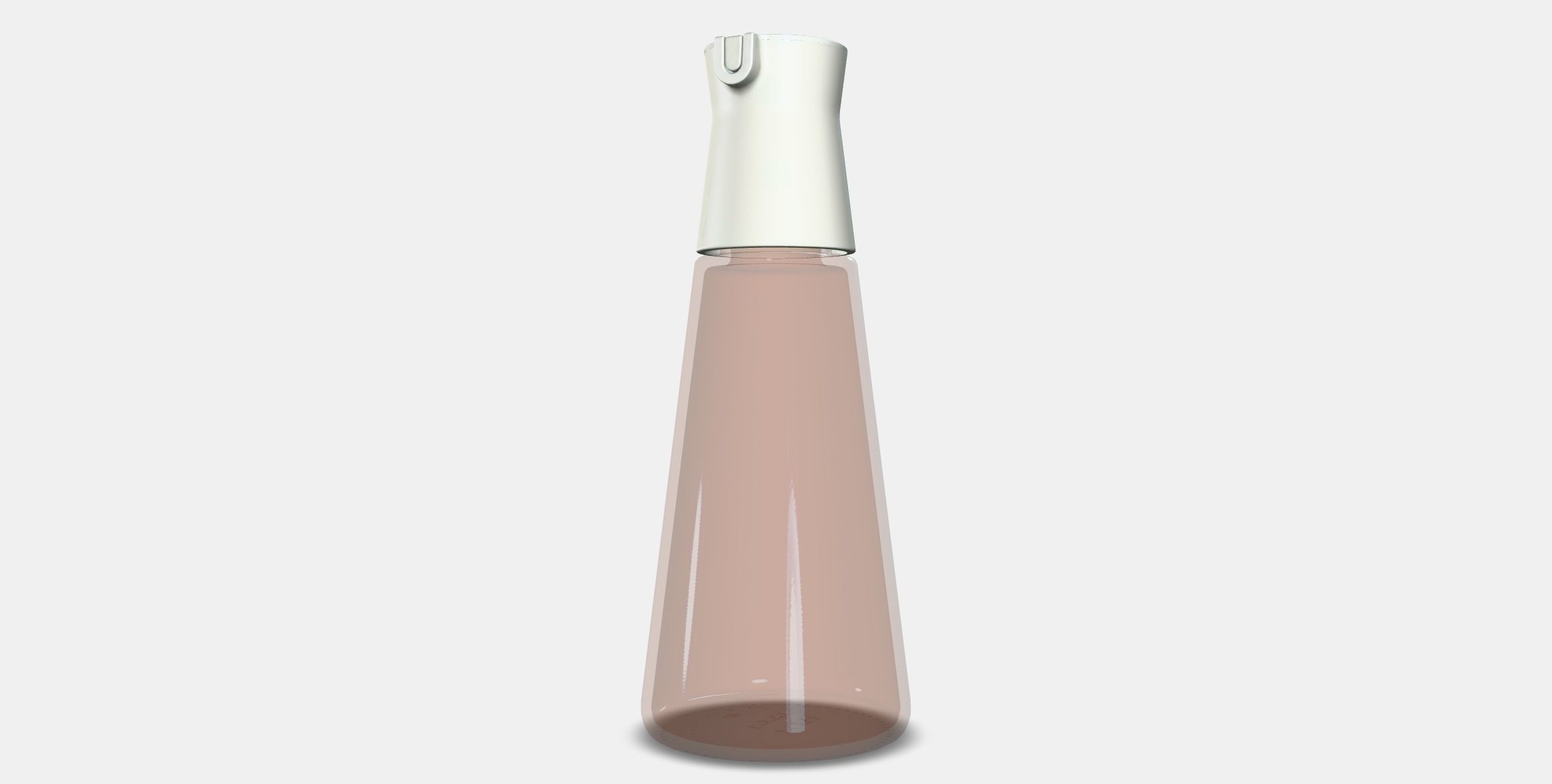 HALVTOM Bottle with pour spout Low-poly 3D model_4
