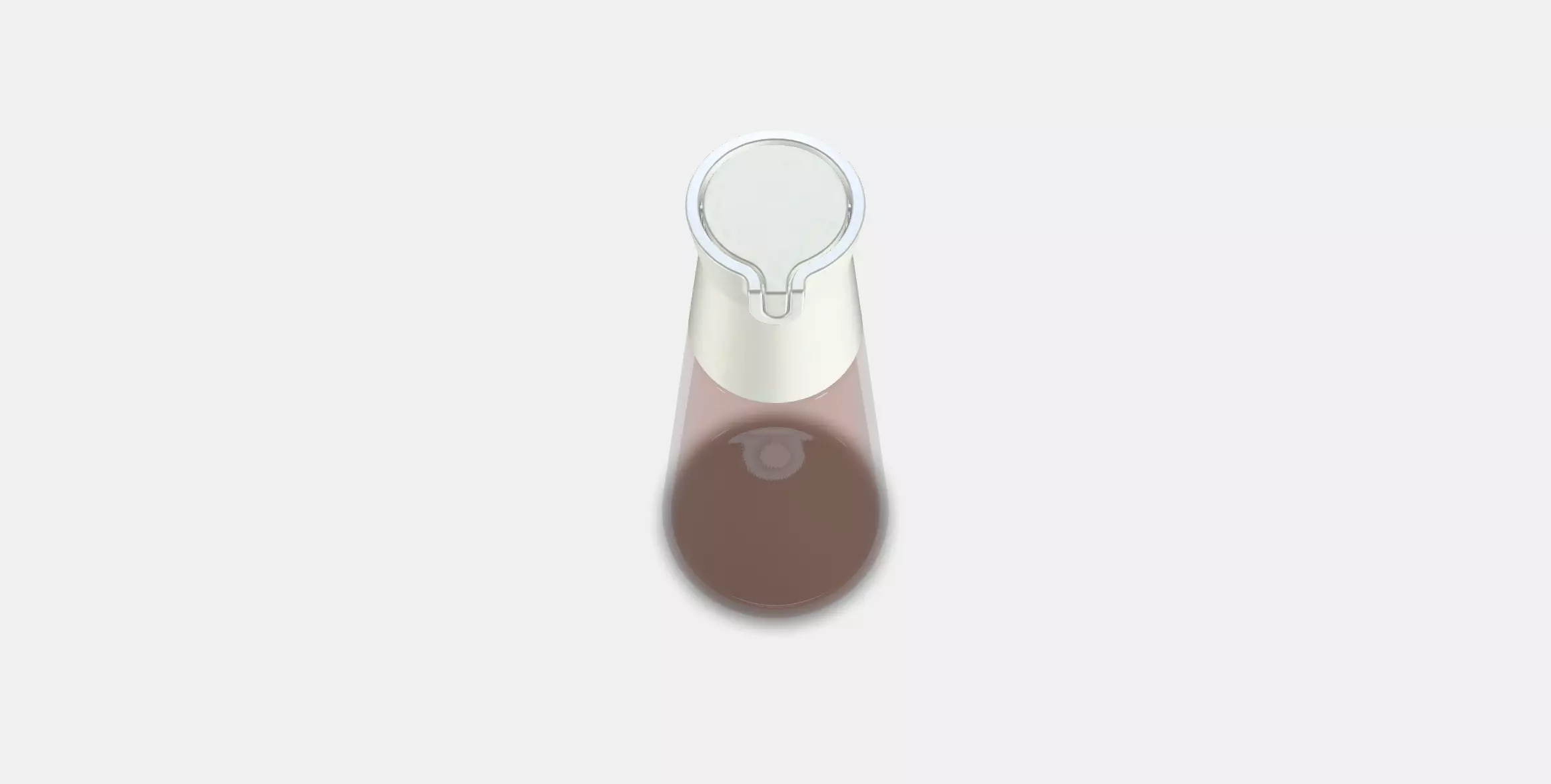 HALVTOM Bottle with pour spout Low-poly 3D model_0