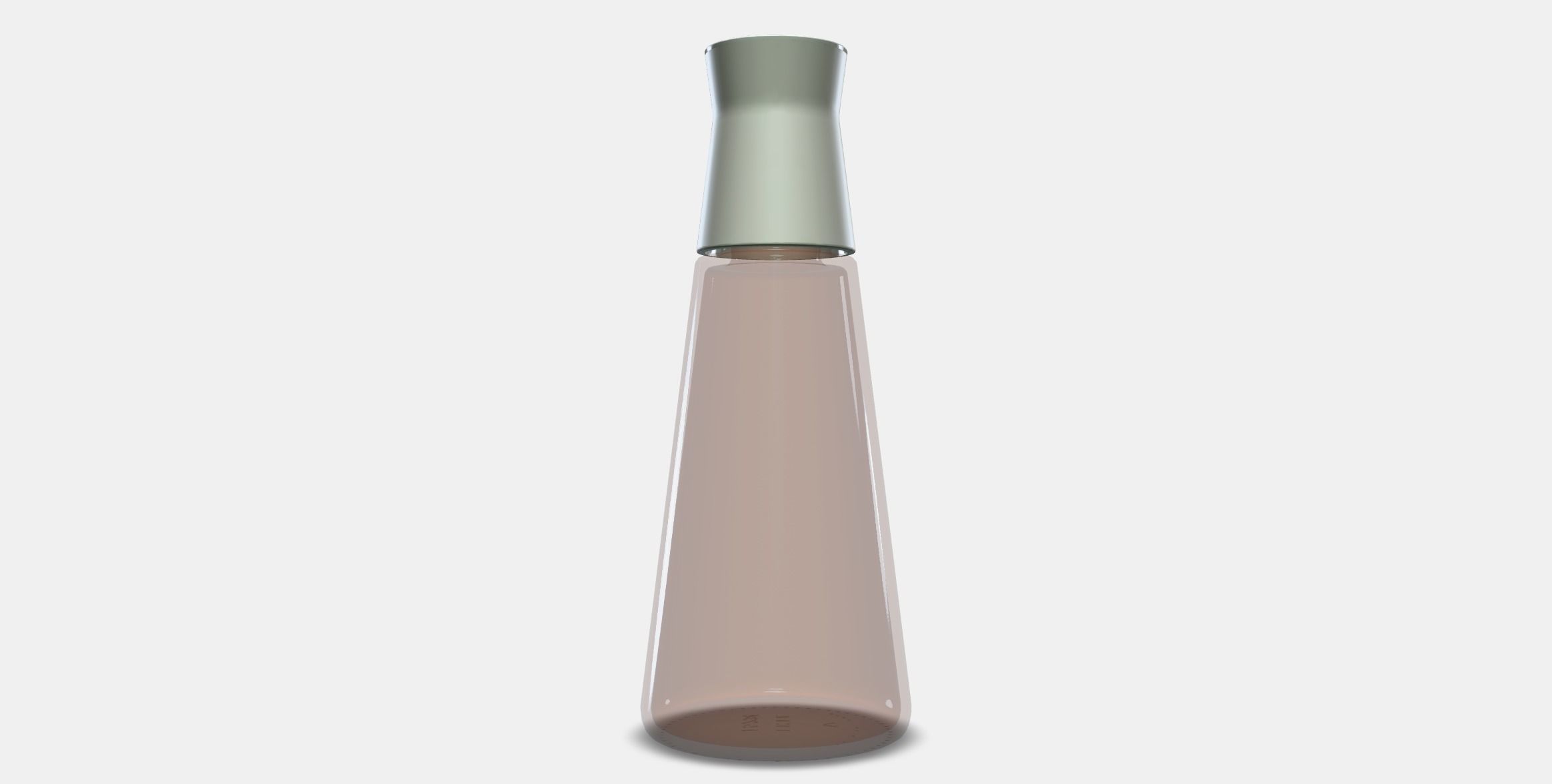 HALVTOM Bottle with pour spout Low-poly 3D model_10